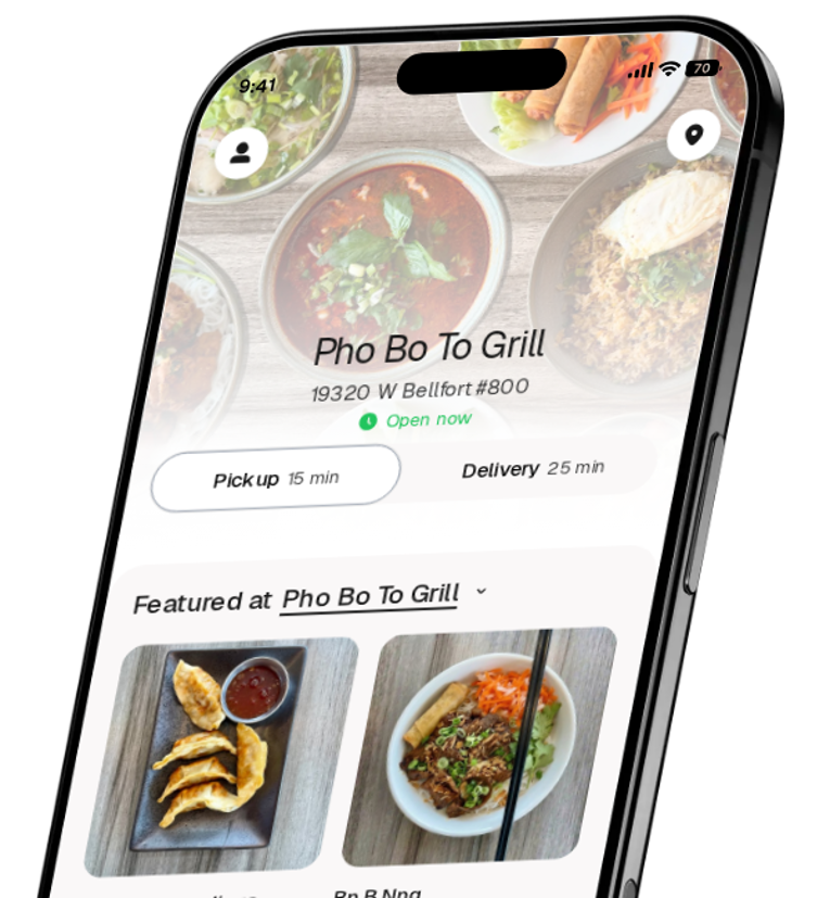Pho Bo To Grill app preview