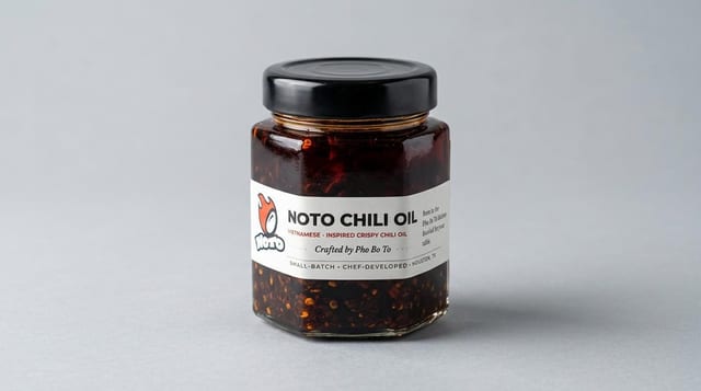Noto Chili Oil Jar.